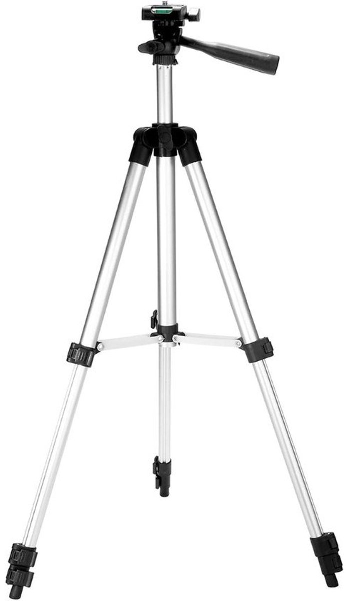 Projector Statief - Hanger Beugel - Thuisbioscoop Inrichten - 360 Graden Draaibaar - 35-102 cm Verstelbaar - Zilver