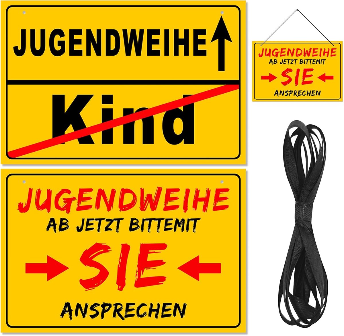 2 stuks borden voor decoratie van de wijding van de jeugd, borden voor de muur van de jeugd, borden voor de deur van de jeugd, decoratie van de wijding van de jeugd, borden voor tieners als cadeau