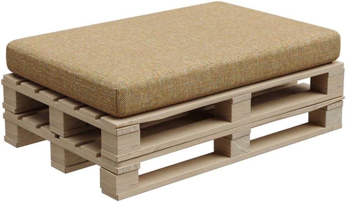 Pallet kussens, pallet kussens, tuinkussens, pallet opleg, bank, kussens, kussens Binnen Buiten PFBG (Zitkussen 120x80 Honing)