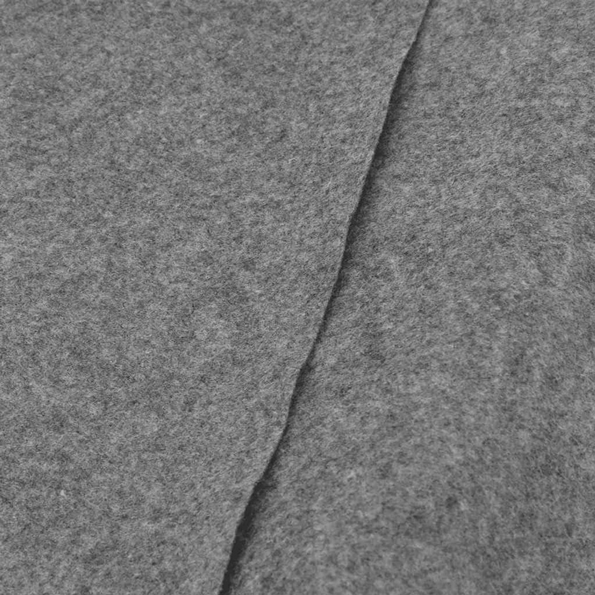 Zwembaddoek lichtgrijs Ø458 cm polyester geotextiel