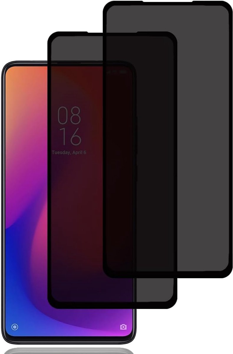 2 Pack Anti-Spy Screen Protector for Huawei Honor 9X/9X Pro - Full Screen Privacy Screen Protector, 3D Tempered Glass Film, 9H Hardness Anti-Peeping Full Coverage Protector Anti Scratch