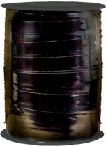 Metallic krullint zwart – 5 mm × 500 m – Cadeaulint