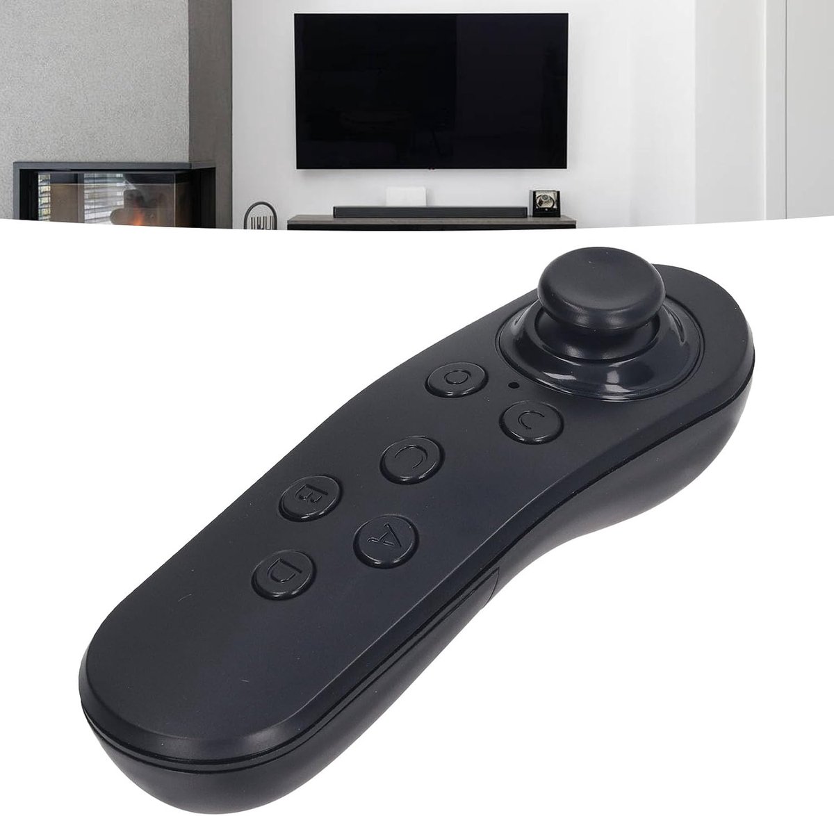 VR-Gamepad voor iOS, Android en PC - Draadloos 4 Modi Joystick (Zwart)