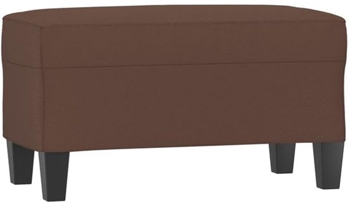 Bankje met Kunstleren Zitting 70x35x41 cm voor Slaapkamer, Hal of Woonkamer