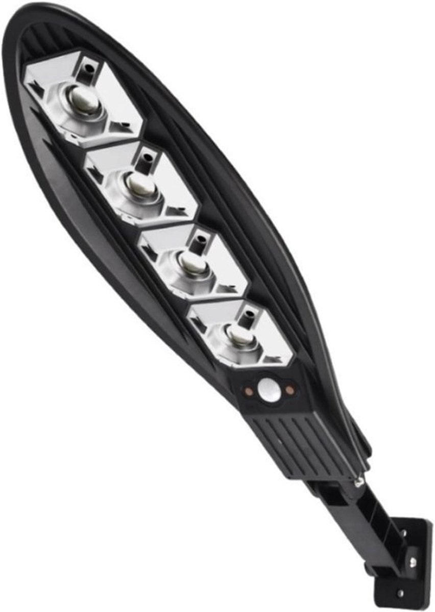 Solar Straatverlichting - Buitenlamp Bewegingssensor - Tuin Beveiligen - 160COB Ultra-Wide - 1500W - Zwart