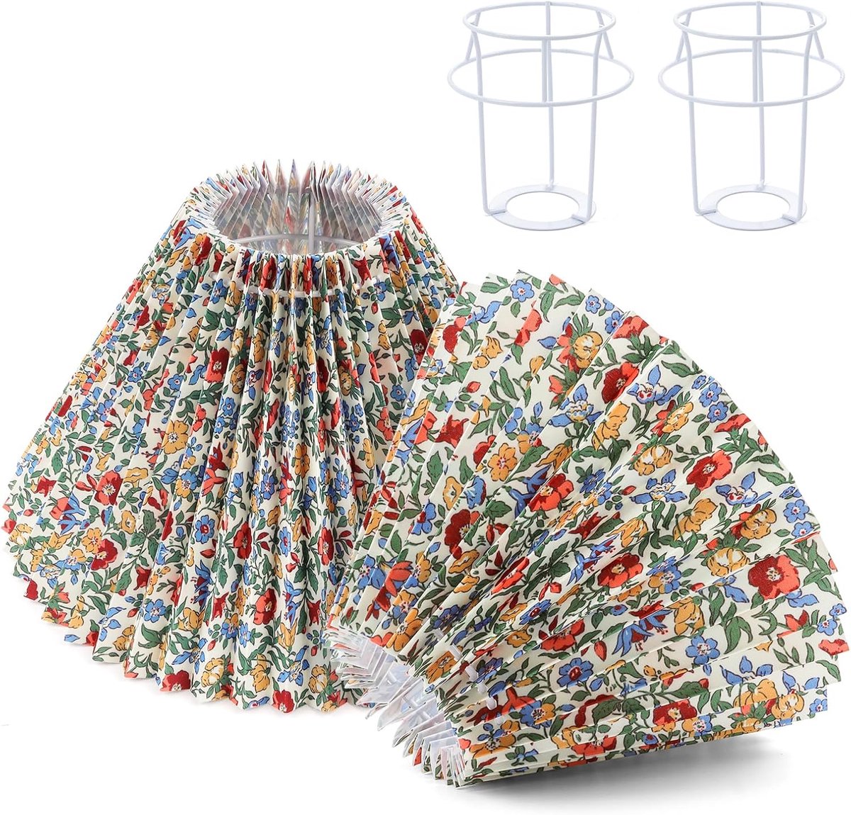 Lampenkappen – Vervangende Lampenkappen voor Tafellampen, Staande Lampen & Nachtkastjes – Klassieke Stoffen Trommelkappen, Eenvoudige Montage (10x31x20.5cm)