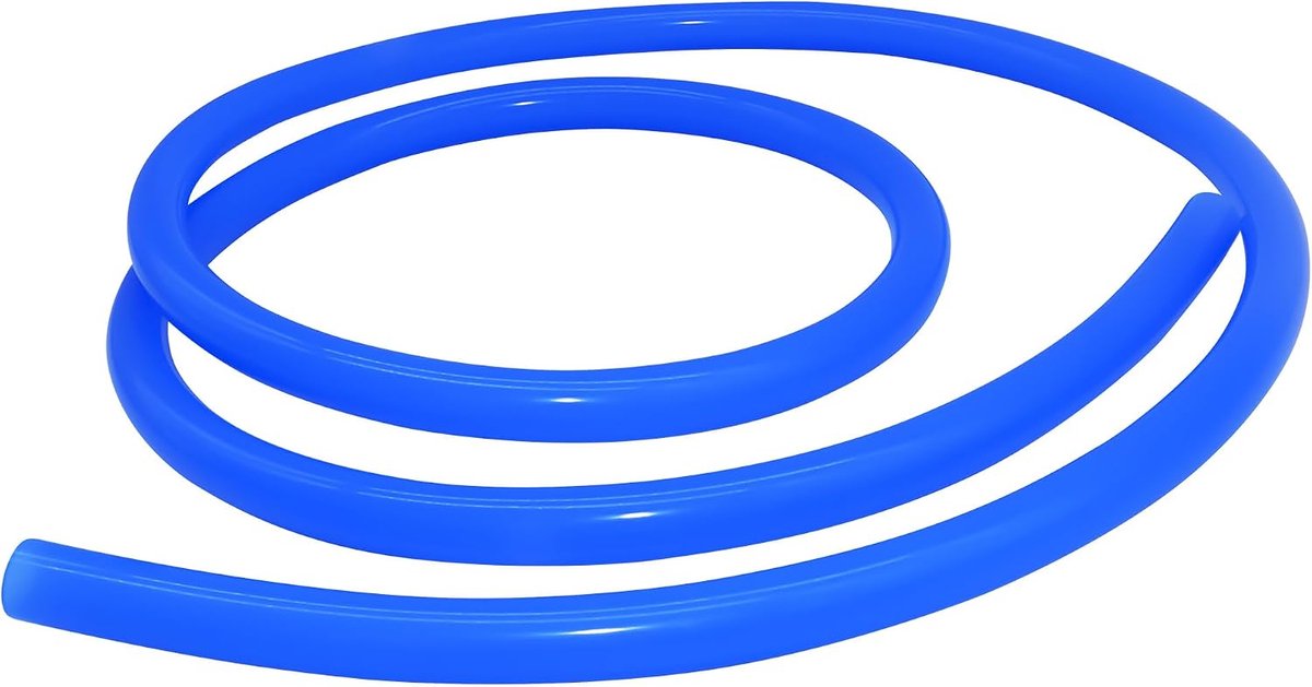 Siliconen Buis 6 mm ID 12 mm OD 3 mm Wanddikte 3 Meter (9.8FT), Siliconen Slang Vacuümslang voor Lucht Water Transfer (Blauw)