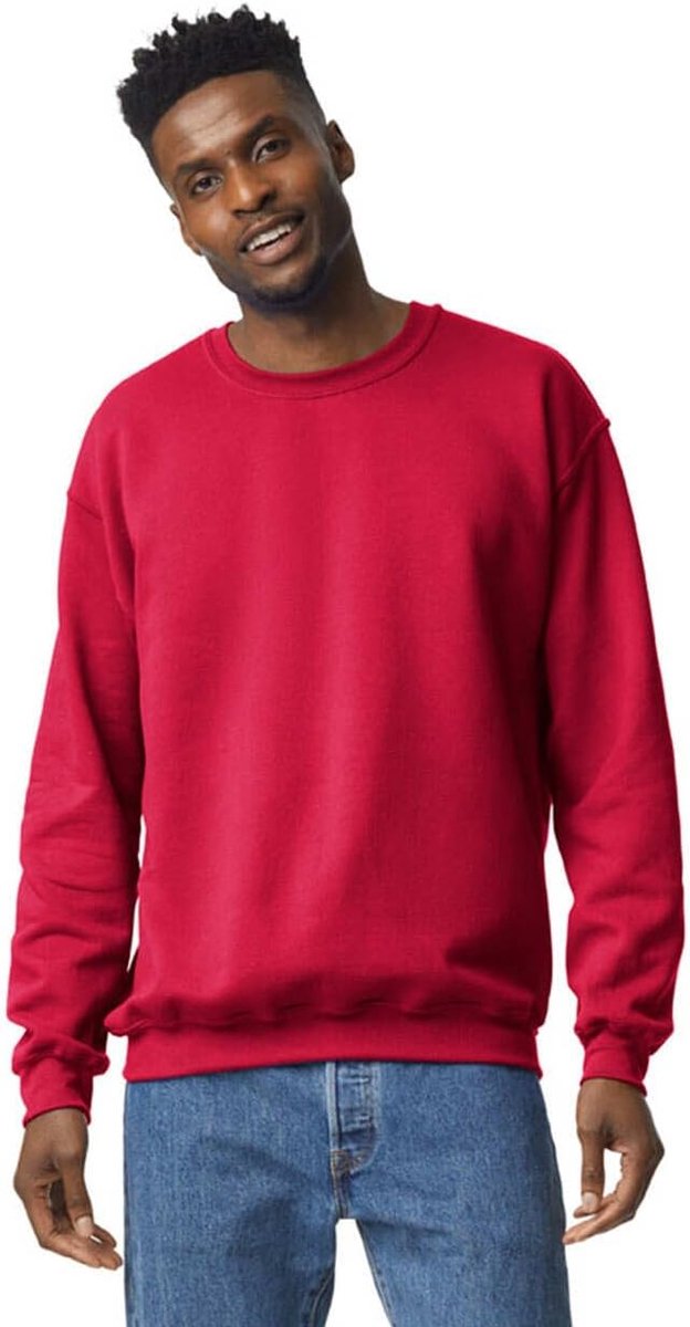 Heavy Blend Crewneck Sweatshirt voor heren, uniseks, katoen met ronde hals in vele kleuren, grote maten, S, M, L, XL, XXL, 4XL, 5XL