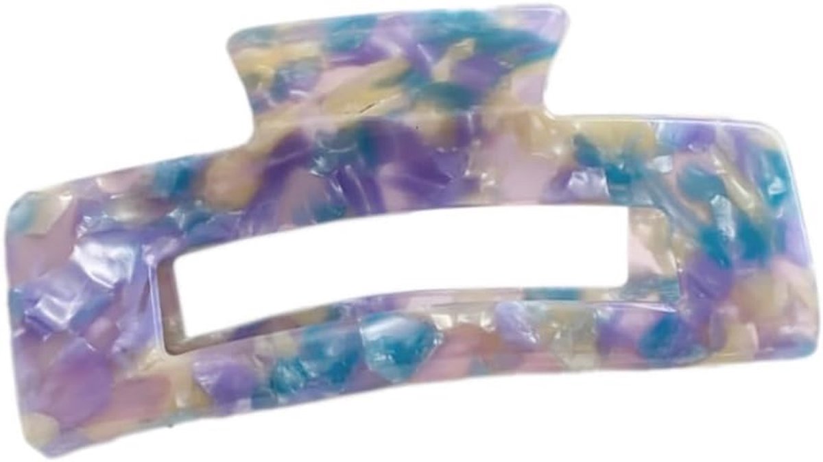 Haarspelden grote acetaat haarklauwclip haarspelden voor dik haar, antislip haarclips hoofddeksel haarstyling accessoires voor vrouwen meisjes, paars A