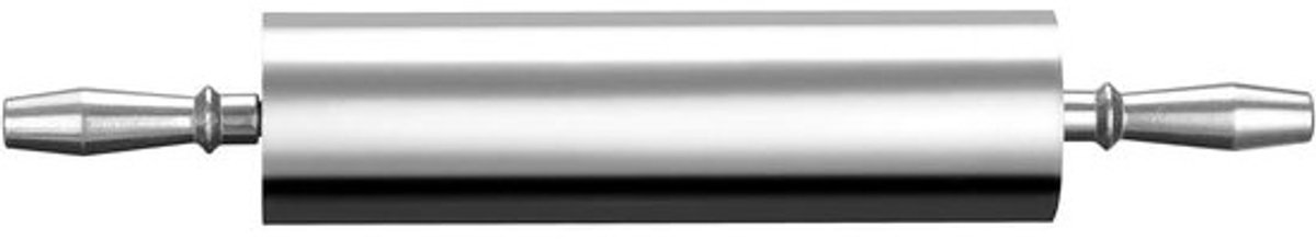 Aluminium Deegroller - Deegroller met Lagers - Bakken en Patisserie - Soepel Rollende Kogellagers - 90x545mm - Zilver