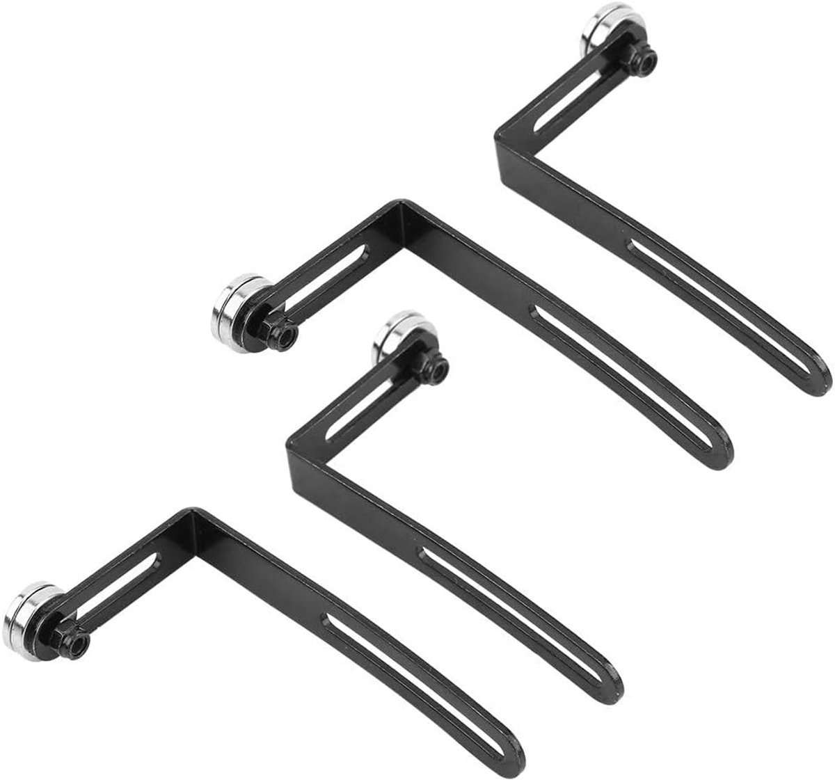 Dailygoods- L-beugel met sterke magneet - RC Accessoire - Beugel voor Axial SCX10 - Body Mount - Metaal - Eenvoudig te installeren