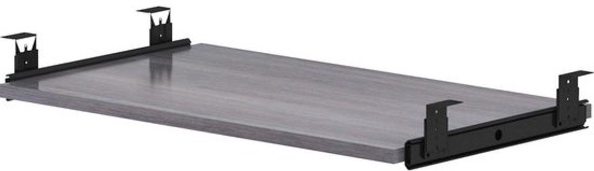 Bureau Verlengstuk - Werkblad Vergroter - Meer Werkruimte - Stevige Melamine - 66 cm Breed - Antraciet