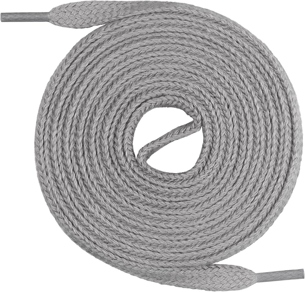 Swiss Platte veters van 100% katoen, voor sneakers, sportschoenen, loopschoenen, trekkingschoenen, schoenveters, zeer scheurvast, 7 mm breed, lengtes 45 cm - 200 cm, Made in Europa