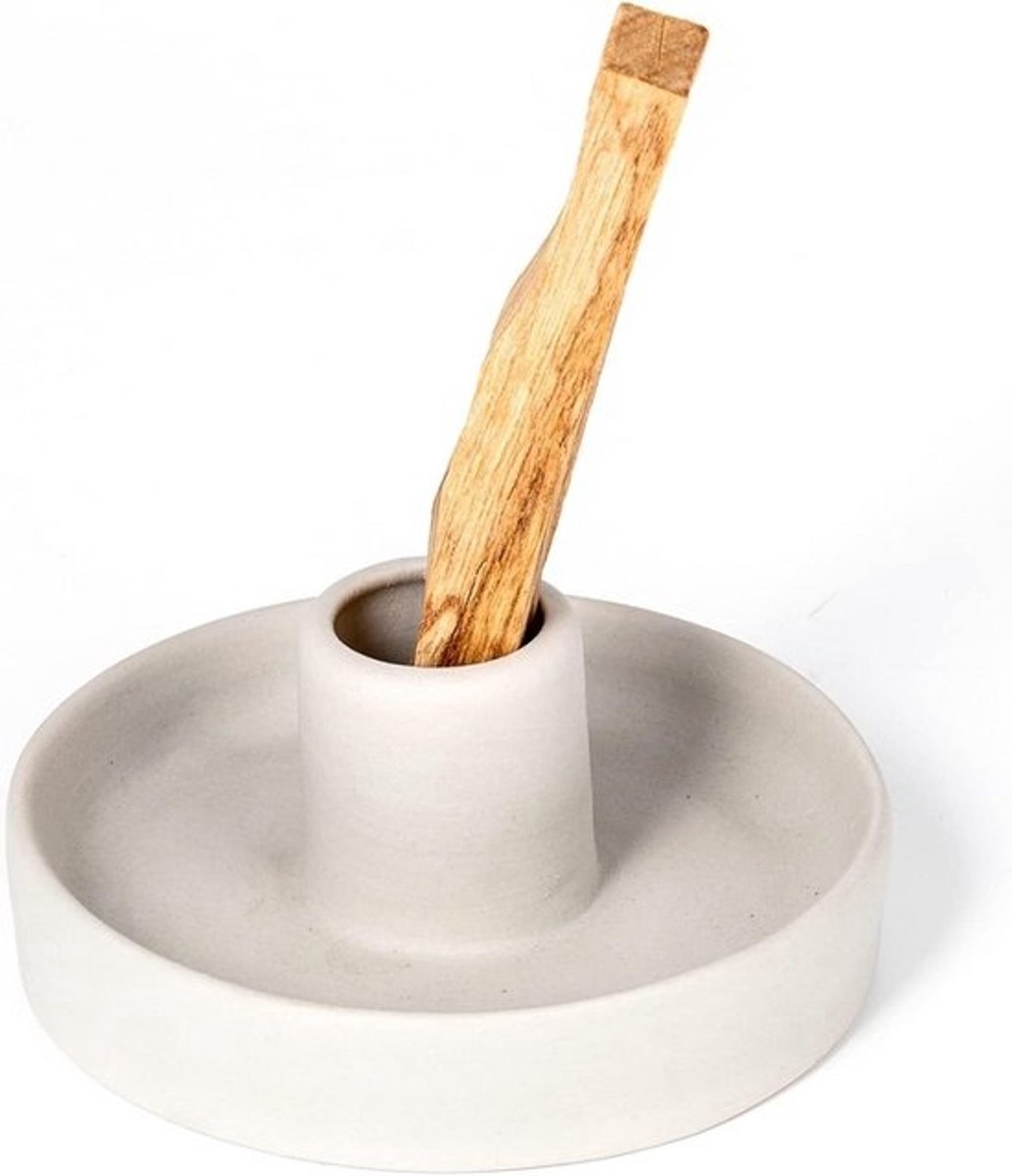 Keramische wierookstokjeshouder - elegante wierookhouder en Palo Santo brander voor een rustgevende geur