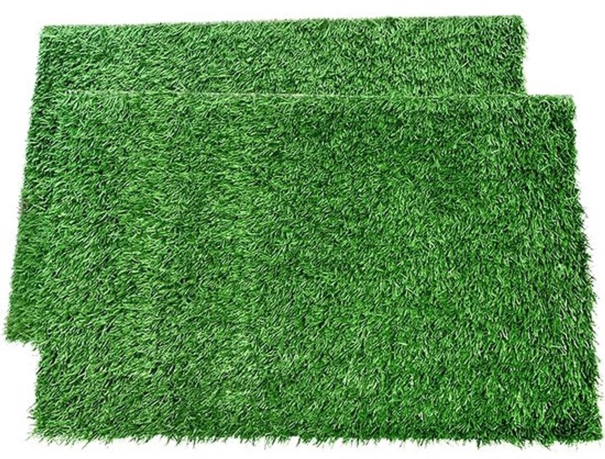 Kunstgras Plasmat voor Honden en Puppy's - Set van 2 Trainingsmatten