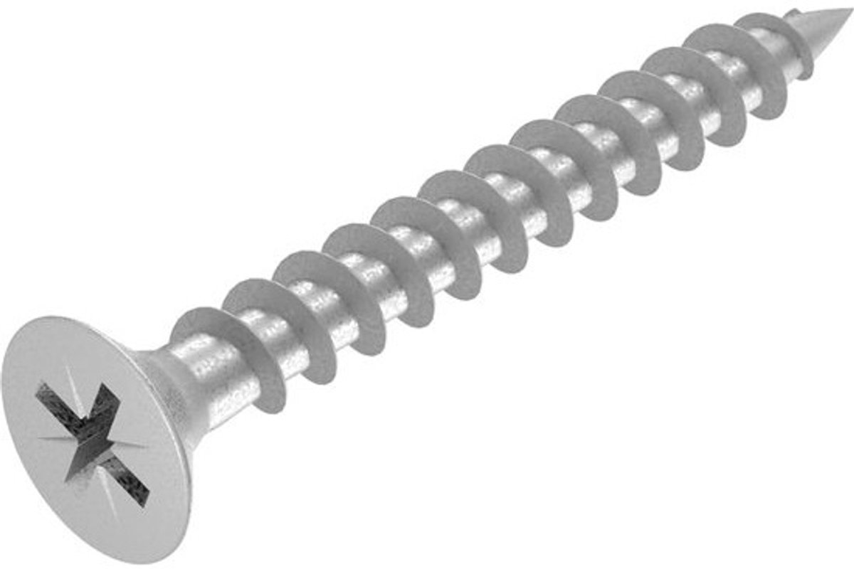 Roestvrijstalen Spaanplaatschroeven 4x35mm V2A met Kruiskop PZ - 200 Stuks