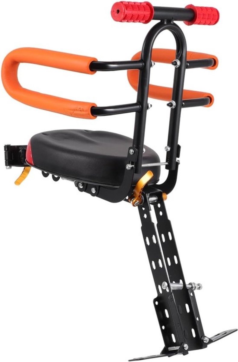 Fietsstoeltje Voorop - Kinderzitje Fiets - Veilig Fietsen - Snelle Montage - 51x33CM - Diverse Kleur
