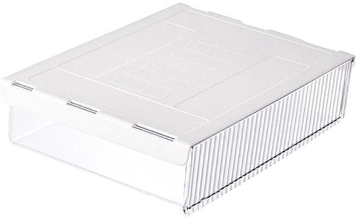 Onder Bureau Lade - Bureau Opberger - Bureau Organiseren - Zelfklevende Montage - 21.5x17cm - Wit