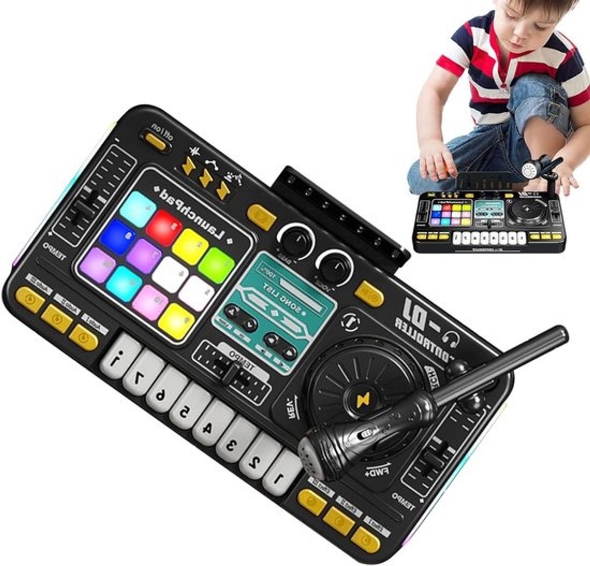 Dj set Kinderen - Mengpaneel voor Kinderen - Soundboard - Mixer - audio ervaring