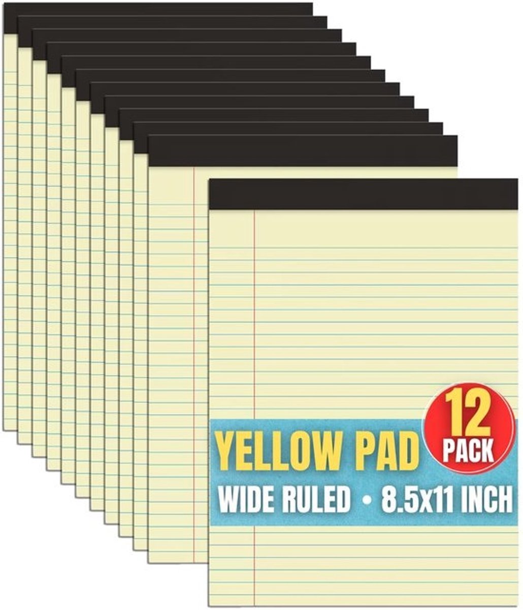 Notitieblokken - Schrijfblokken - Notities Maken - Geperforeerde Pagina's - 85 x 11 inch - Wit
