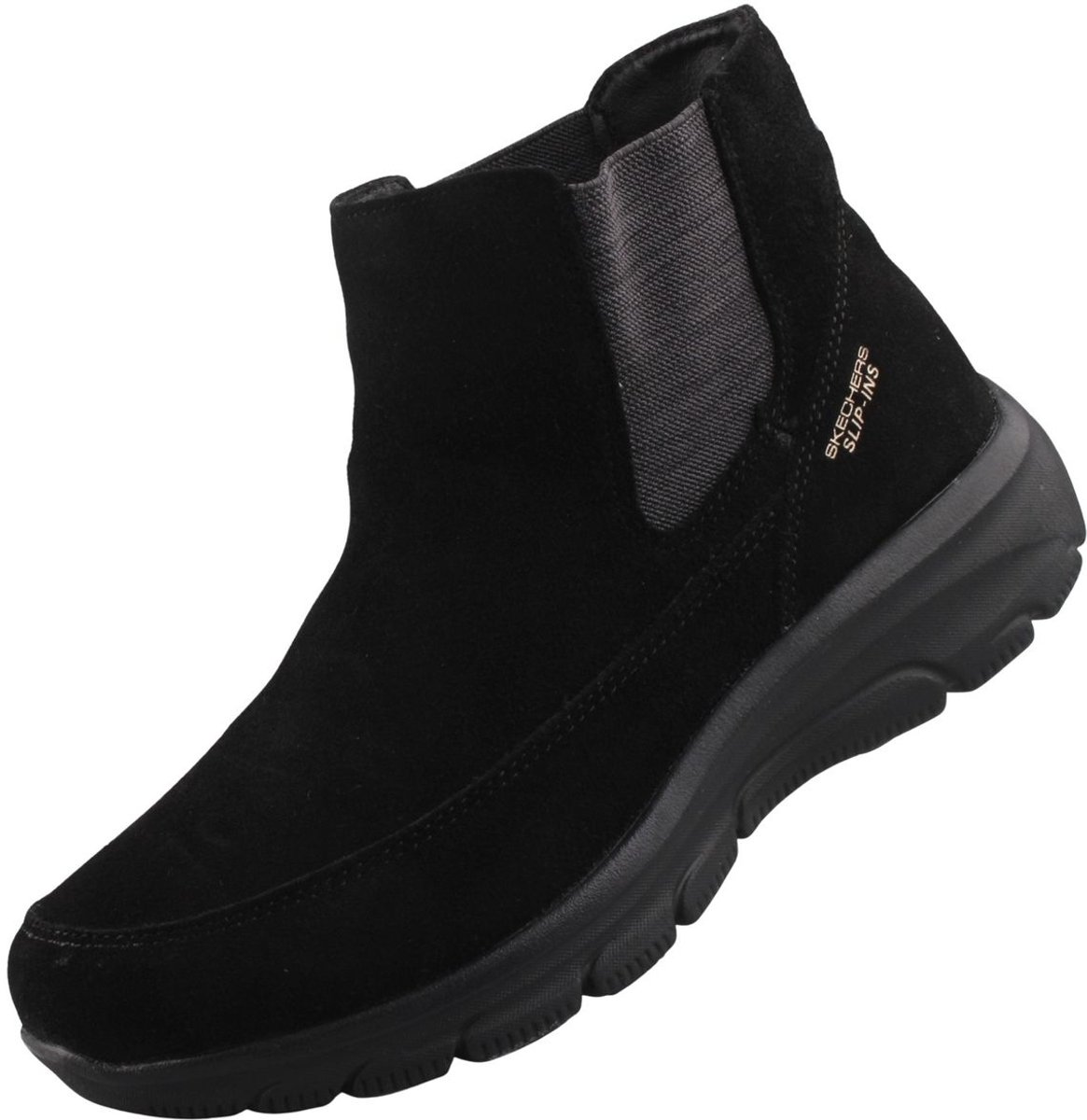 Skechers Easy Going-Casual Icon damesenkellaarsjes zwart 169109-BBK