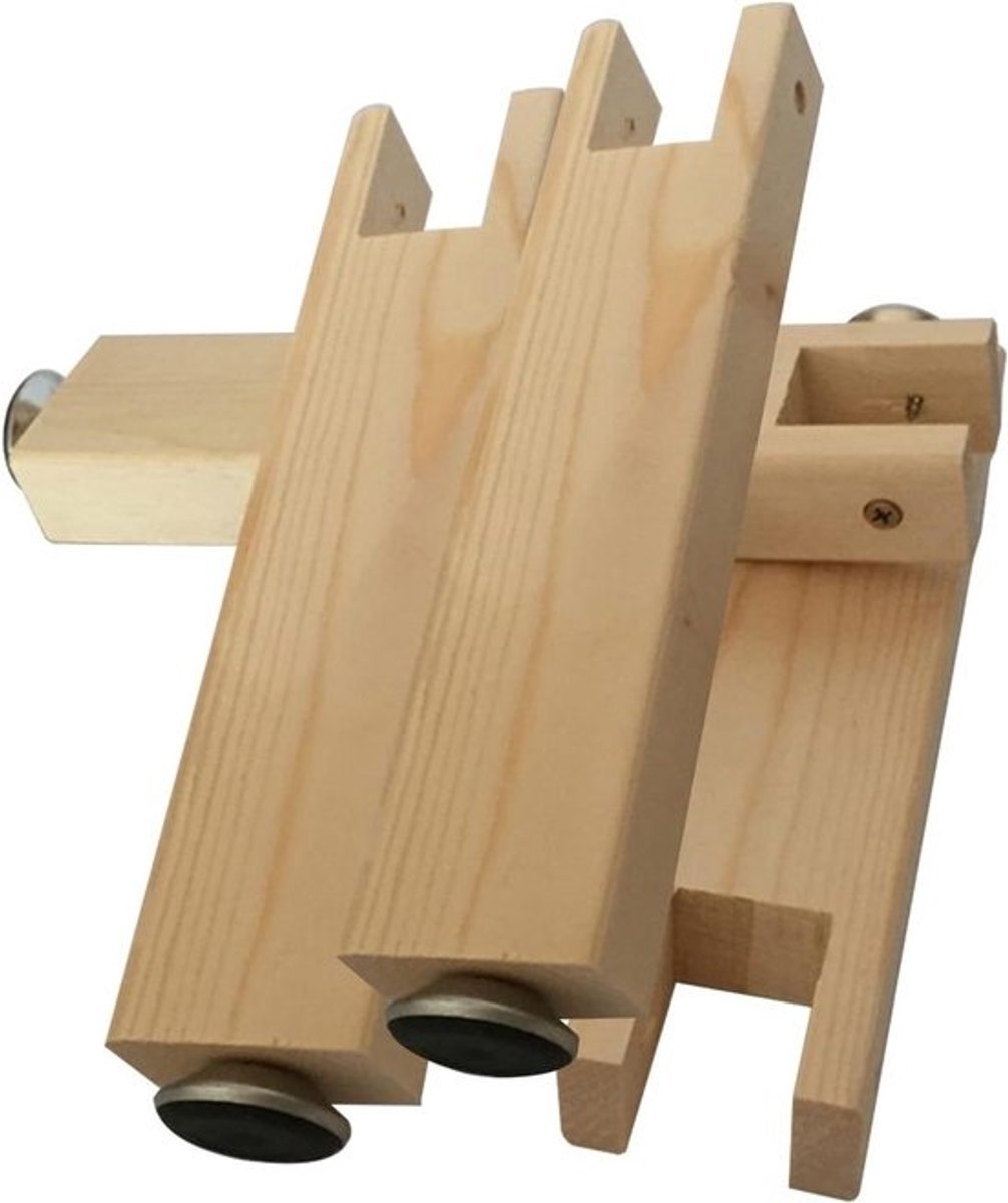 Meubelpoten Set - Steunpoten Bodem - Meubels Versterken - In Hoogte Verstelbaar - 21 cm - Houtkleur