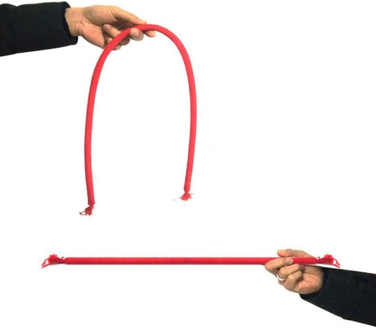 Stijf Touw (Rood) Magic Tricks Zacht Touw Om Stijve Magie Close-up Straat Illusies Gimmicks Mentalisme Grappige Rekwisieten
