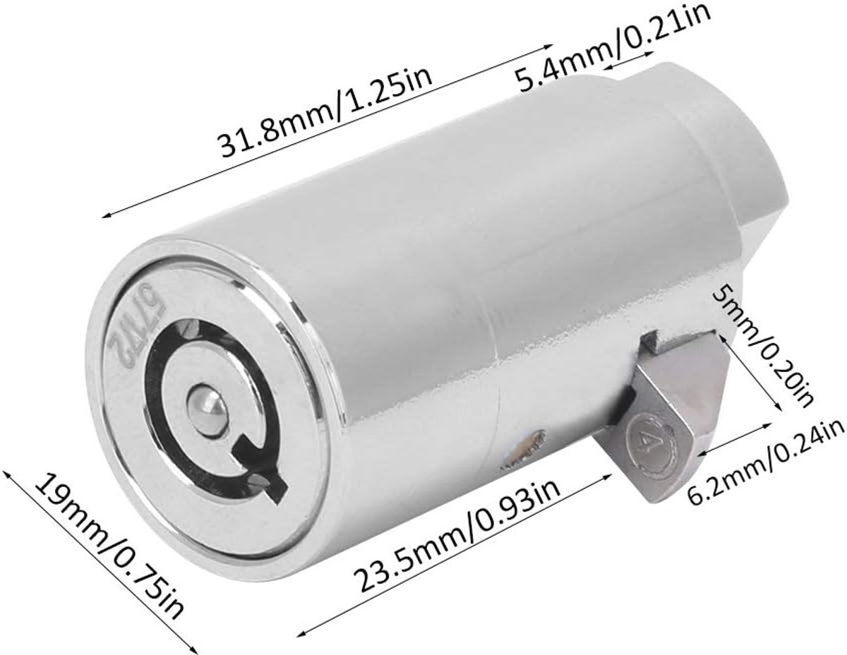 Machine Master Key Sloten Slot Cilinder Sleutels Universele Standaard voor een Fydun en Kraan Bever Clee Vending Automatische Industriële Kast Spel (enkele sleutel)