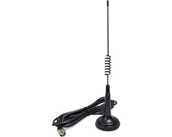 CB Radio Antenne 27MHz Auto Mobiele Mag Mount Antenne 13.7 inch met Heavy Duty Magnetische Basis met Coaxiale Kabel RG-58U 4M PL-259 voor Auto Truck President Midland Cobra Uniden Anytone Cb