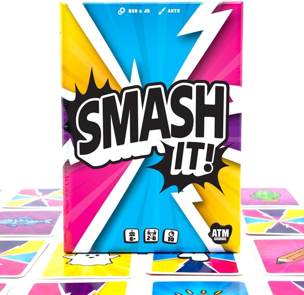 Gaming Kaartspel - Multicolor - Voor 2 tot 8 Spelers - Snel en Hilarisch - Voor Gezellige Avonden