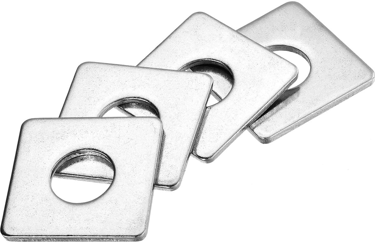 Vierkante lagerplaten van koolstofstaal, vierkante platen, sluitringen, platte afstandschijf, afdichting voor hardware
