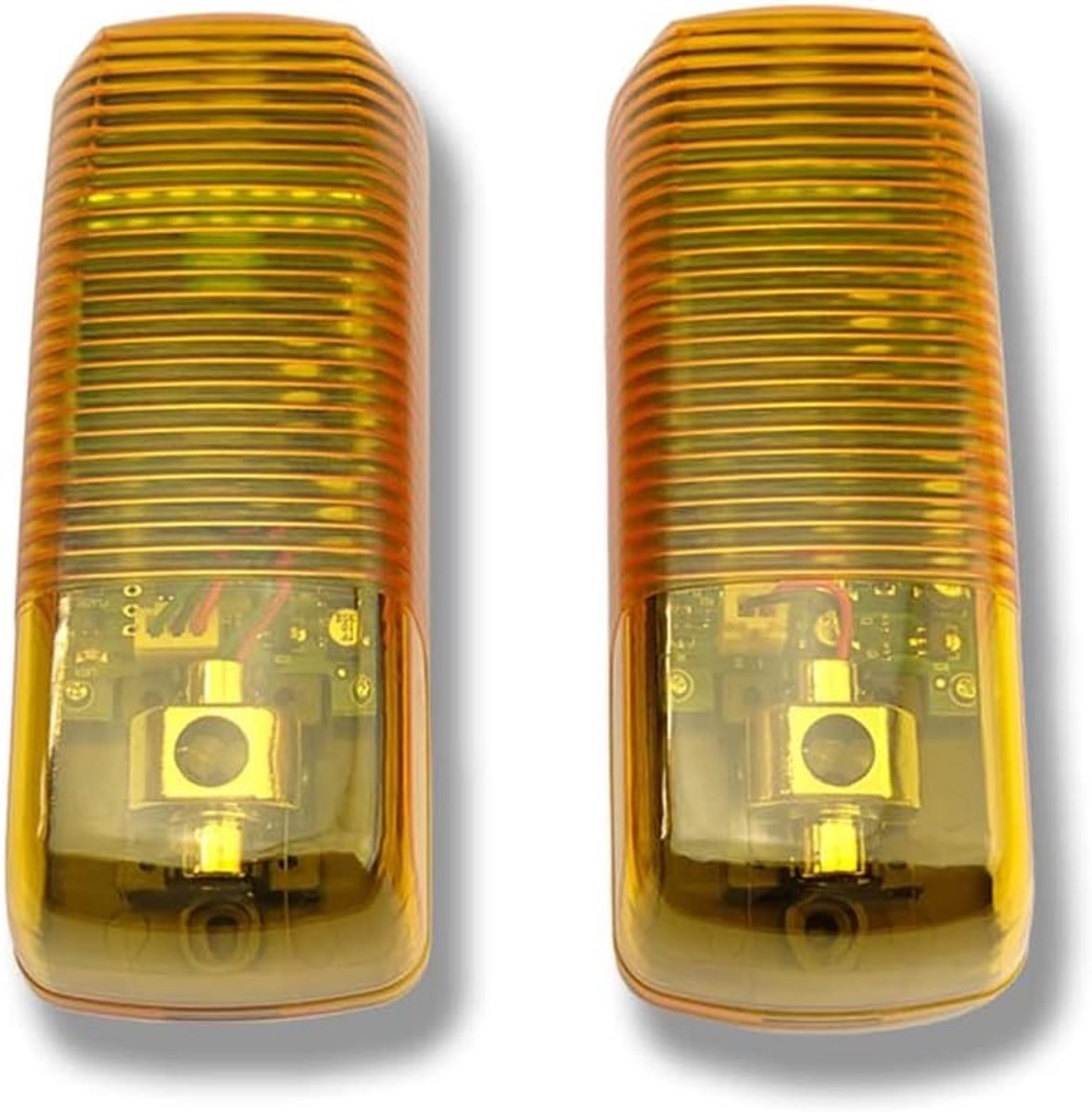 Lichtbarrière 12V 24 V met geïntegreerde Signaallamp universele infrarood fotocel voor garagedeur Lichtscherm voor garagedeur aandrijving motor en poortaandrijving