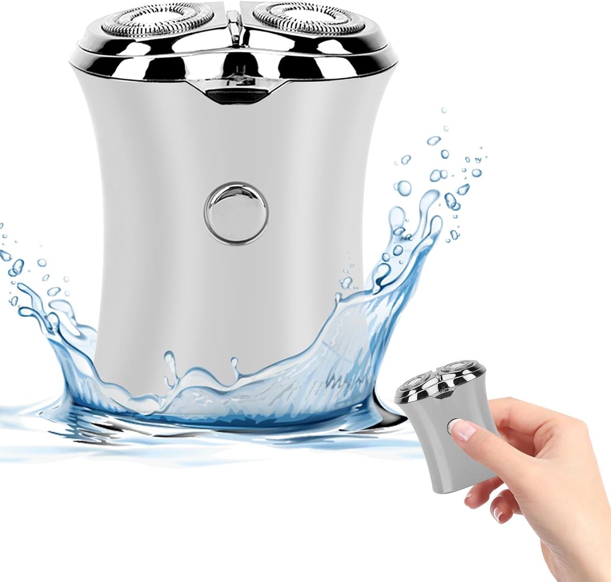 Mini-reisscheerapparaat Voor Heren, Waterdichte Elektrische Scheerapparaten Voor Heren, Slim Scherm Elektrisch Scheerapparaat Voor Heren Voor Reizen En Dagelijks Gebruik