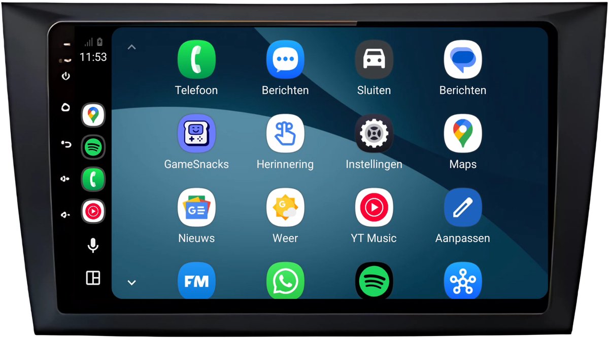 CarPlay autoradio geschikt voor Volkswagen Golf 6 | 2009 t/m 2012 | Cartronix CTX-7078 | 2009 2010 2011 2012 | 9 inch | Android 15 | Draadloos Apple CarPlay & Android Auto | 2GB + 32GB | Bluetooth & Wifi