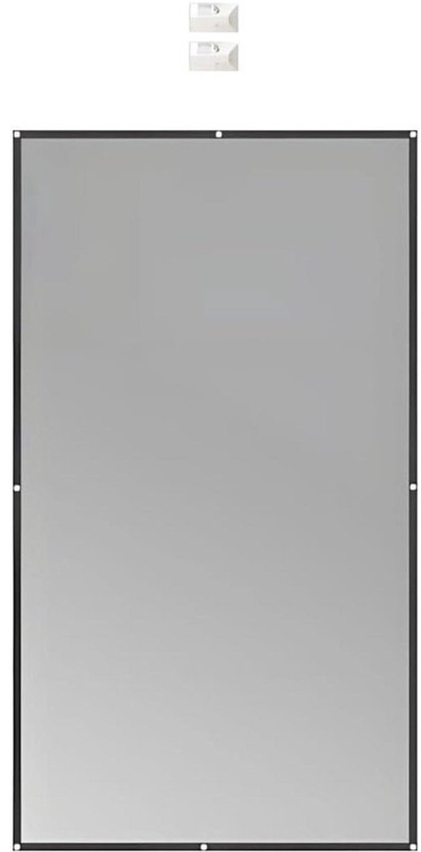 Projectiescherm - Filmdoek Beamer - Thuisbioscoop Creëren - Anti-glare Coating - 45-100 inch - Grijs