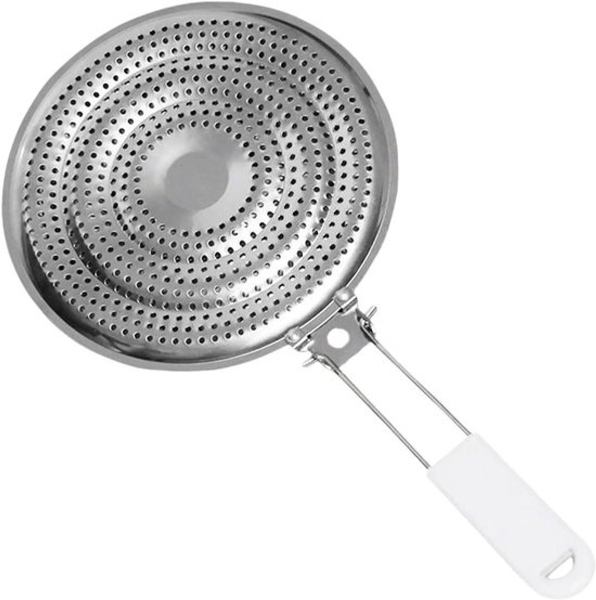 Warmteverspreider Elektrisch - Sudderplaat Fornuis - Gelijkmatig Koken - Roestvrij Staal - 20 cm - Zilver