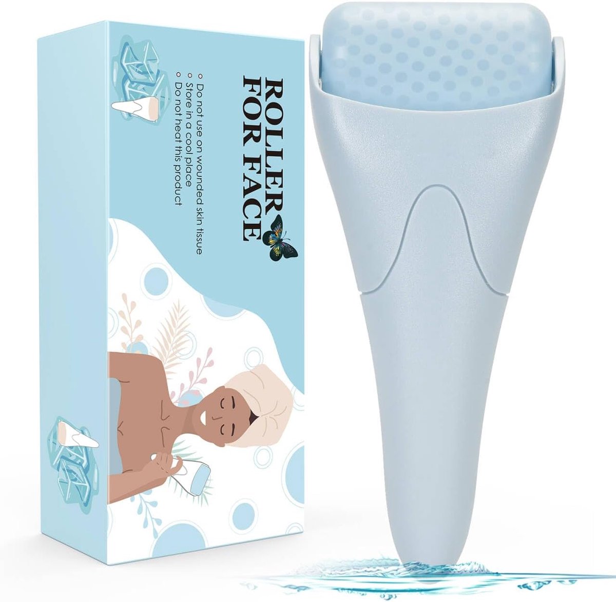 IJsroller voor gezicht, ogen, moederdag geschenken idee, therapeutische koeling om de teint te verhelderen en rimpels te verminderen, stimulator onder de ogen wallen, migraine en pijn Relidf