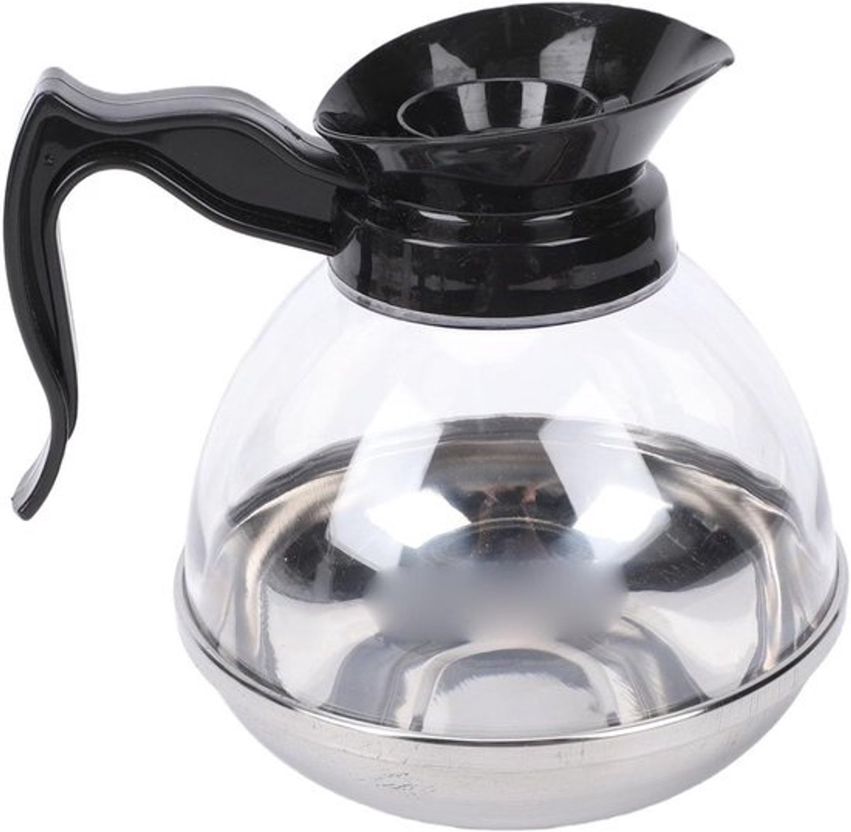Koffiekan Roestvrij Staal - Thermoskan Drankendispenser - Dranken Serveren - Vacuüm Dubbelwandig - 1600 ml - Zilver