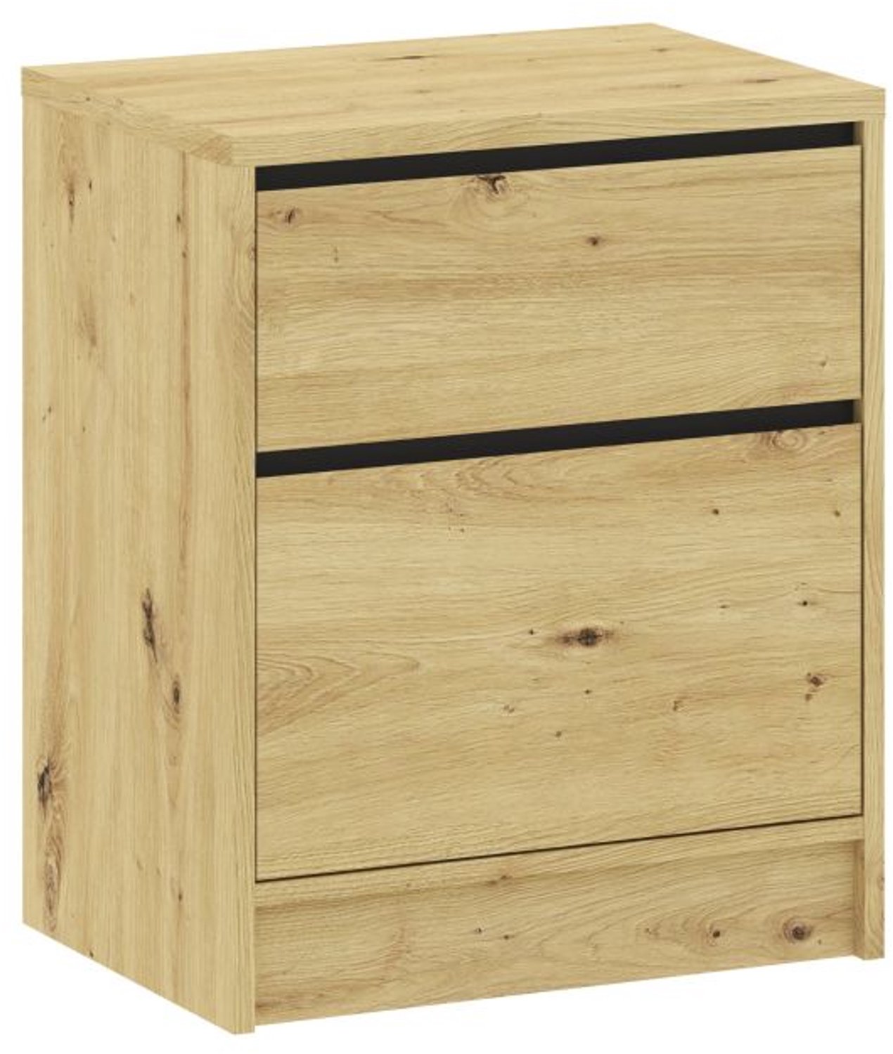 Furnitex SN9-FX - Nachtkastje - Artisan eiken - Inclusief twee varianten voor de tussenlijst