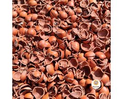 Hazelnootdoppen - Nocciolo - 40 liter - Bodembedekker - Alternatief cacaodoppen - Boomschors - Houtsnippers - Langere levensduur