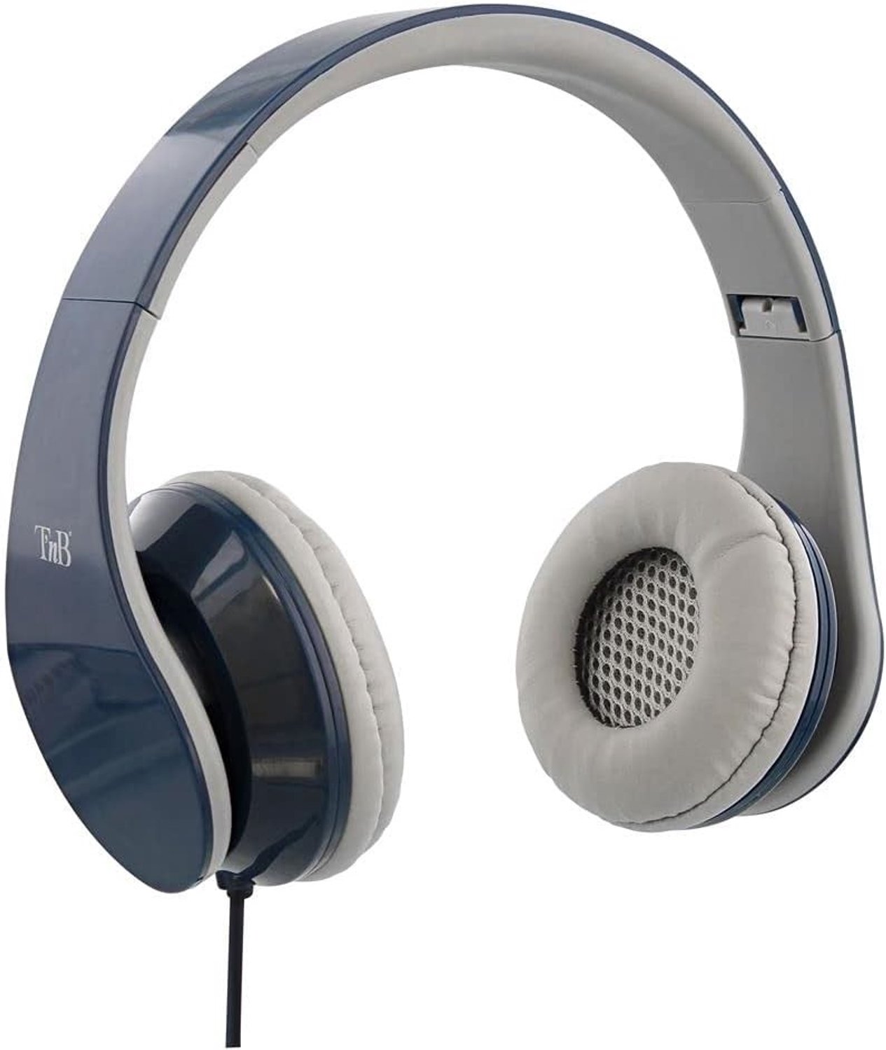Hoofdtelefoon - Blauw - 1,2 m - Bekabelde Stereo Hoofdtelefoon met Verstelbare Beugel - Voor Muziekliefhebbers