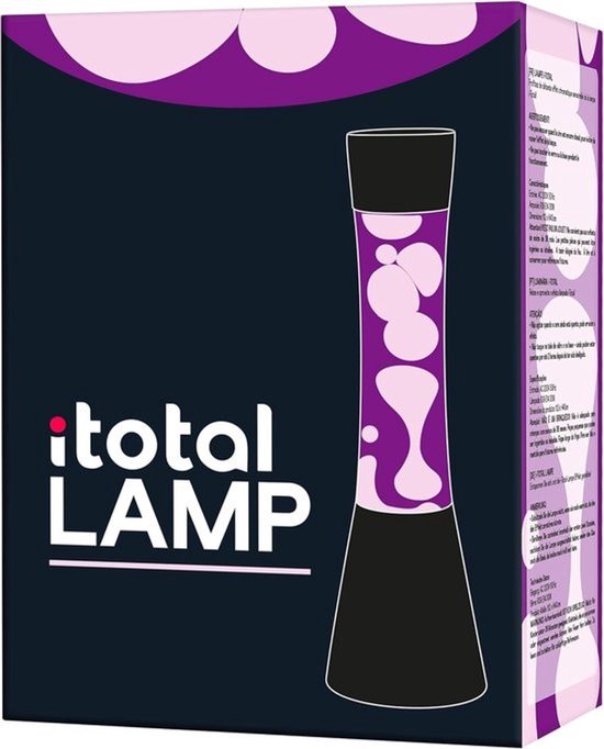 Lavalamp - sfeerlamp - lamp met gloeilamp - LED/gloeilamp - gekleurde lamp - kerstcadeau — afbeelding 2
