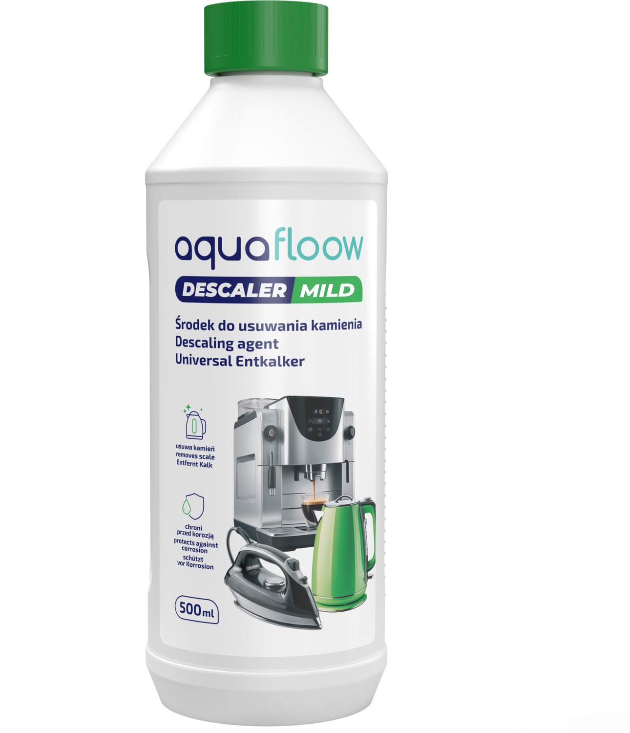 AquaFloow Ontkalker 500 ml – Universele - Kalkverwijderaar voor Koffiemachine, Waterkoker en Strijkijzer - 1 stuck