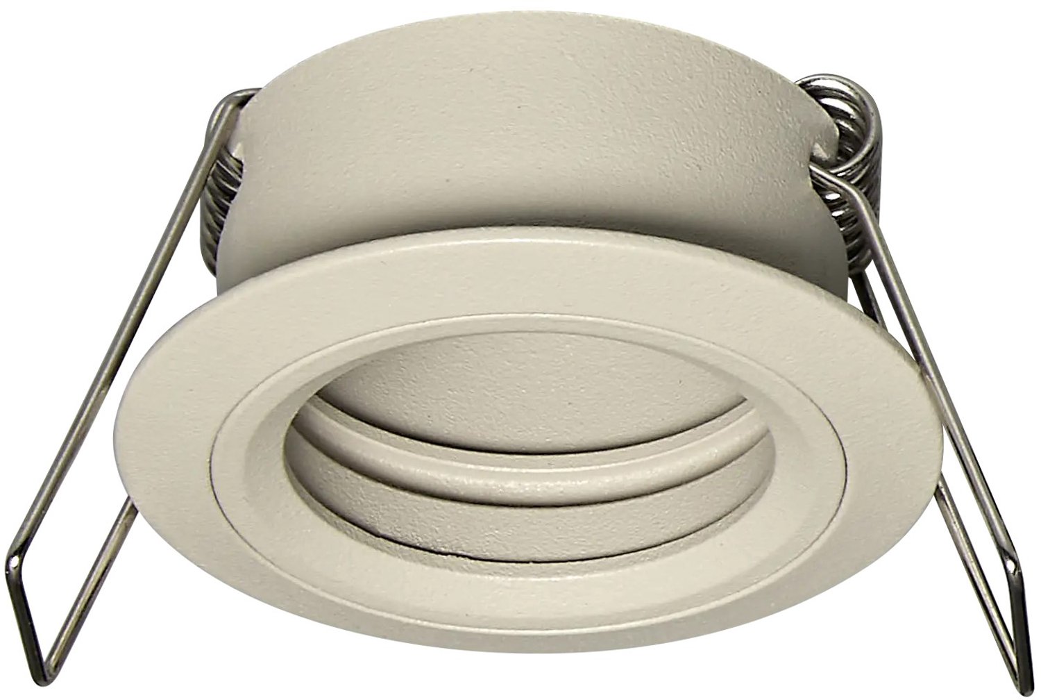 Saturn Mini inbouwspot vast in beige, vaste montage, onderdeel van de Deco-collectie