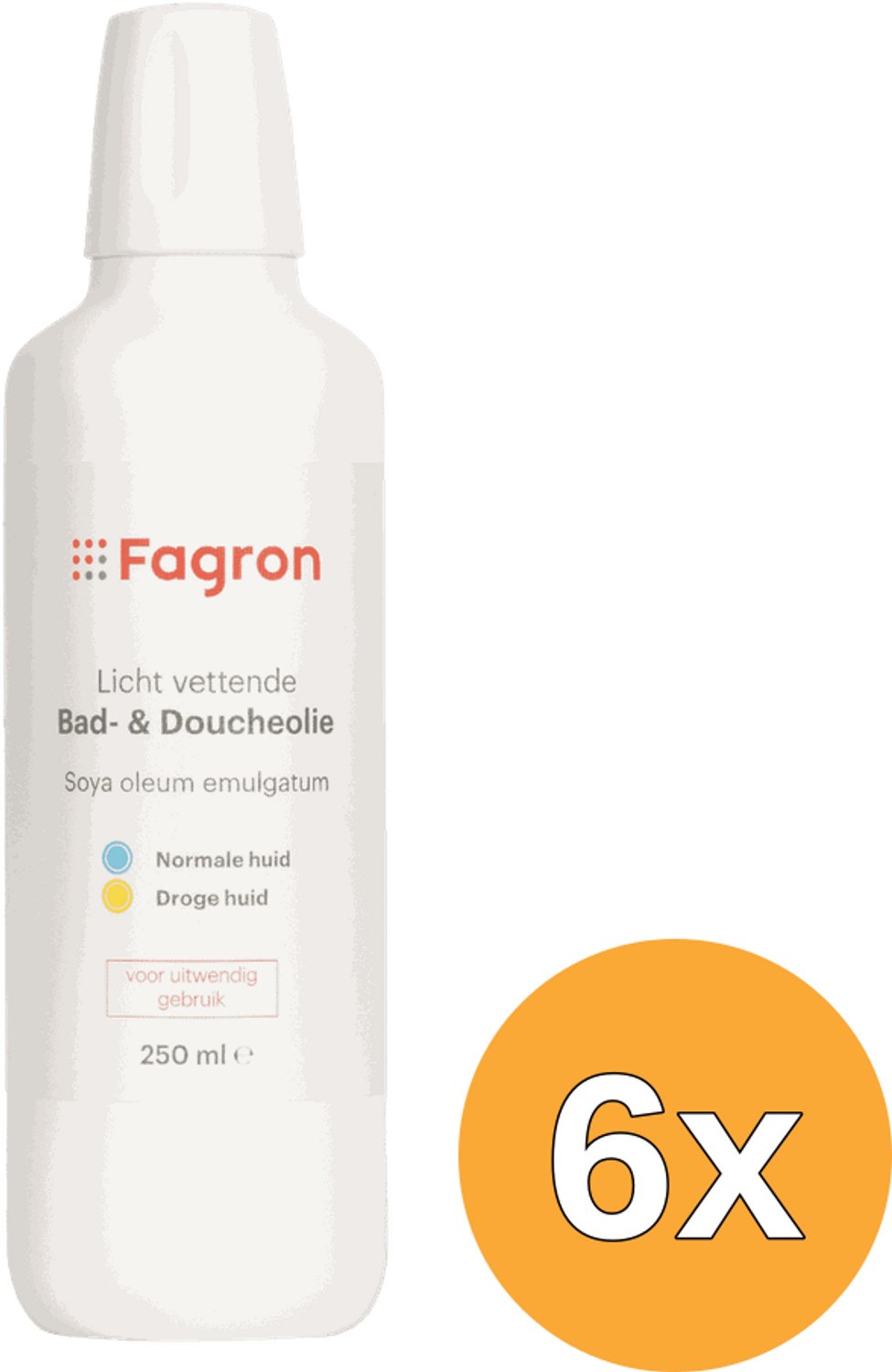 6x Fagron Soya oleum emulgatum (250 ml)
