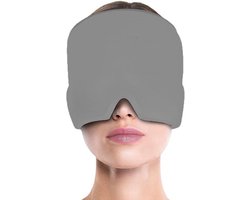 Migraine-masker - Hoofdpijnmuts - Grijs - Koelbaar of verwarmbaar