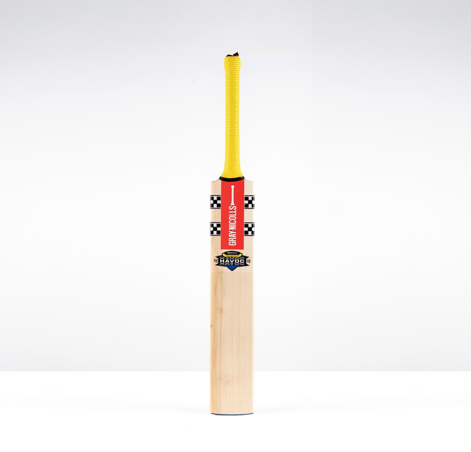 Gray-Nicolls cricketbat Havoc HB317 GN550 - Short Handle - blauw geel.