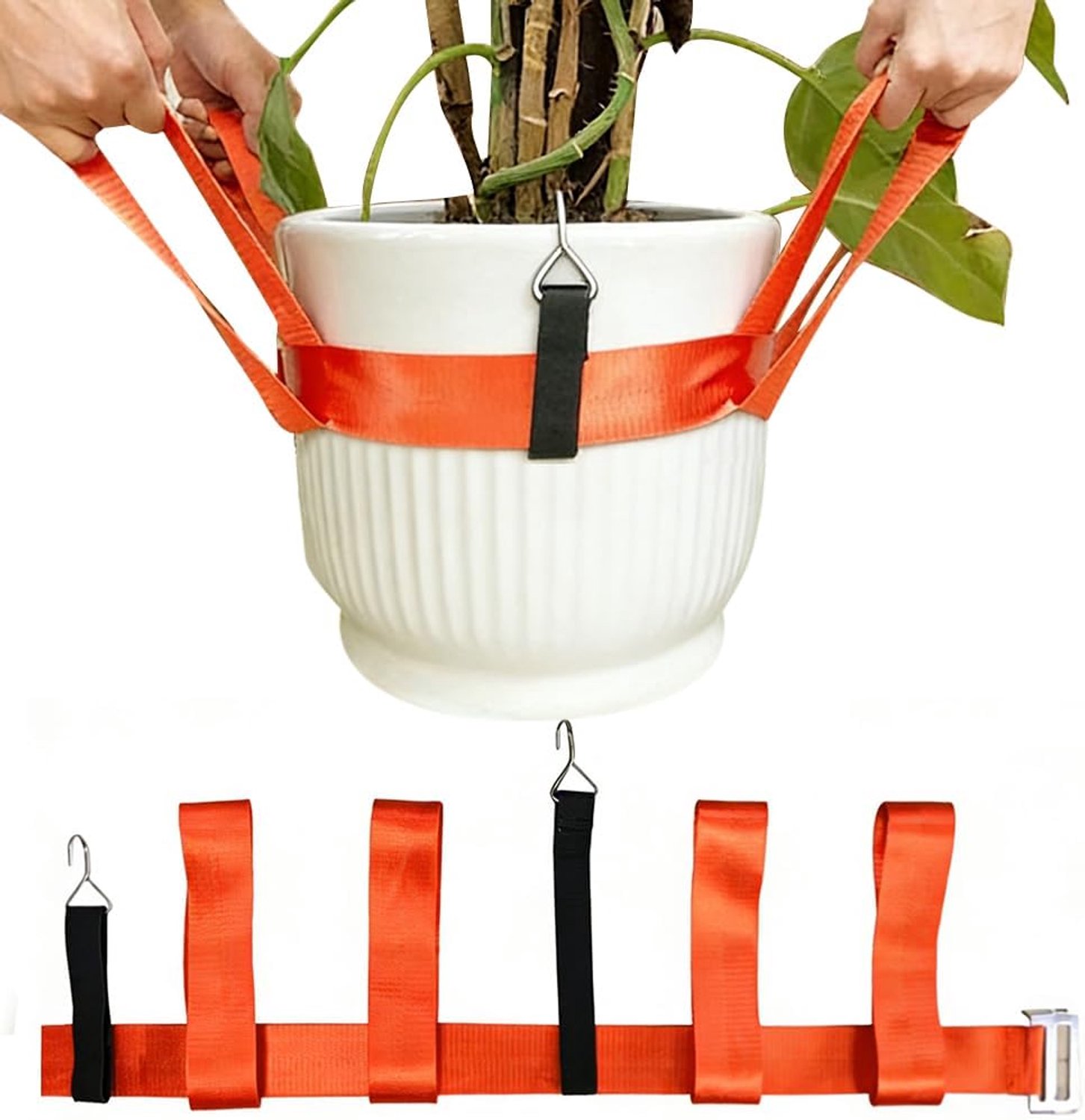 Planters transport banden - met randhaken en antislip handgrepen - veilig en stabiel verplaatsen van potten en stenen - m-winkel