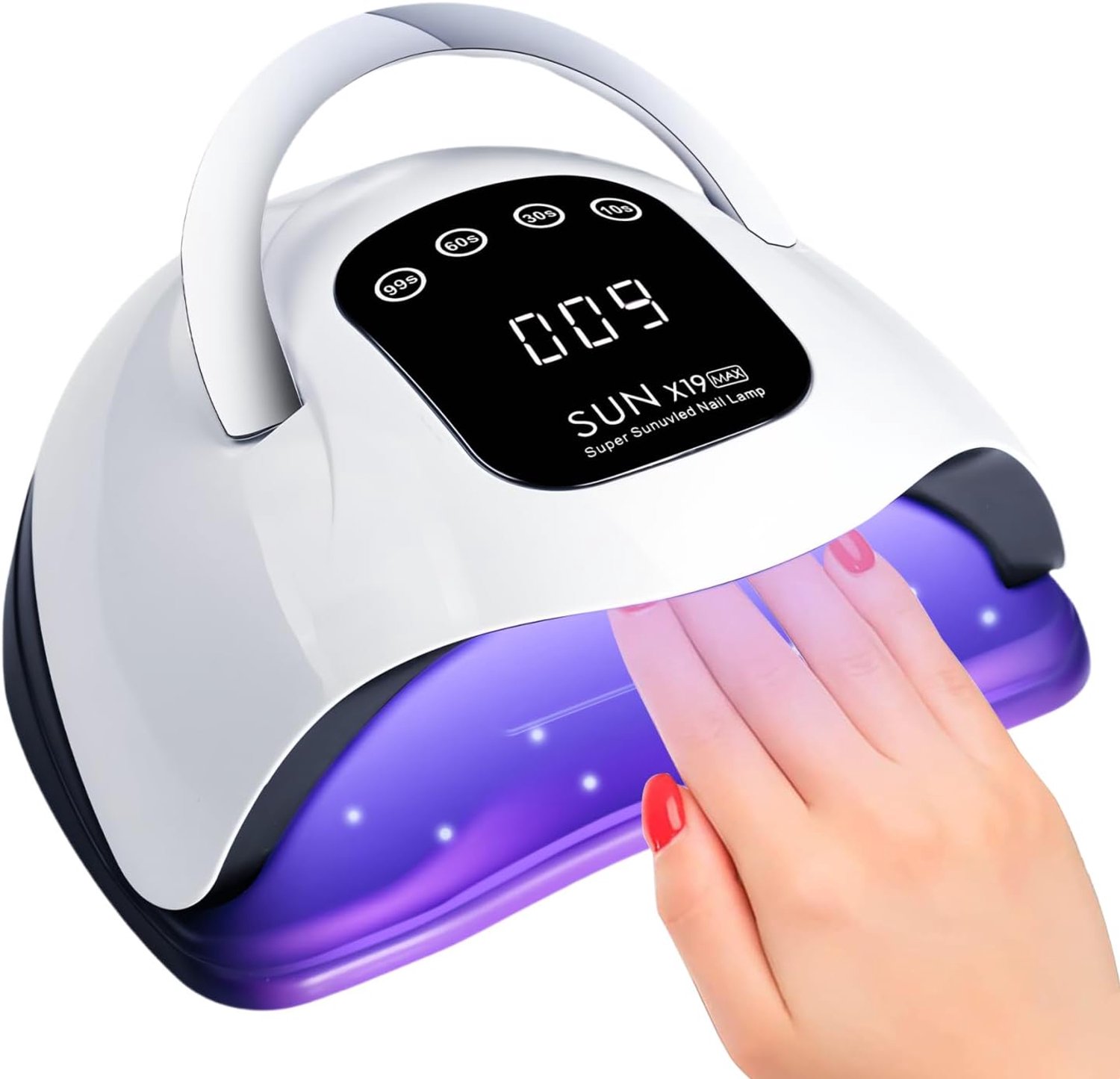Nail Lamp X19 - UV/LED - Snelle droogtijd - Perfect voor thuisgebruik - ServiceTopper