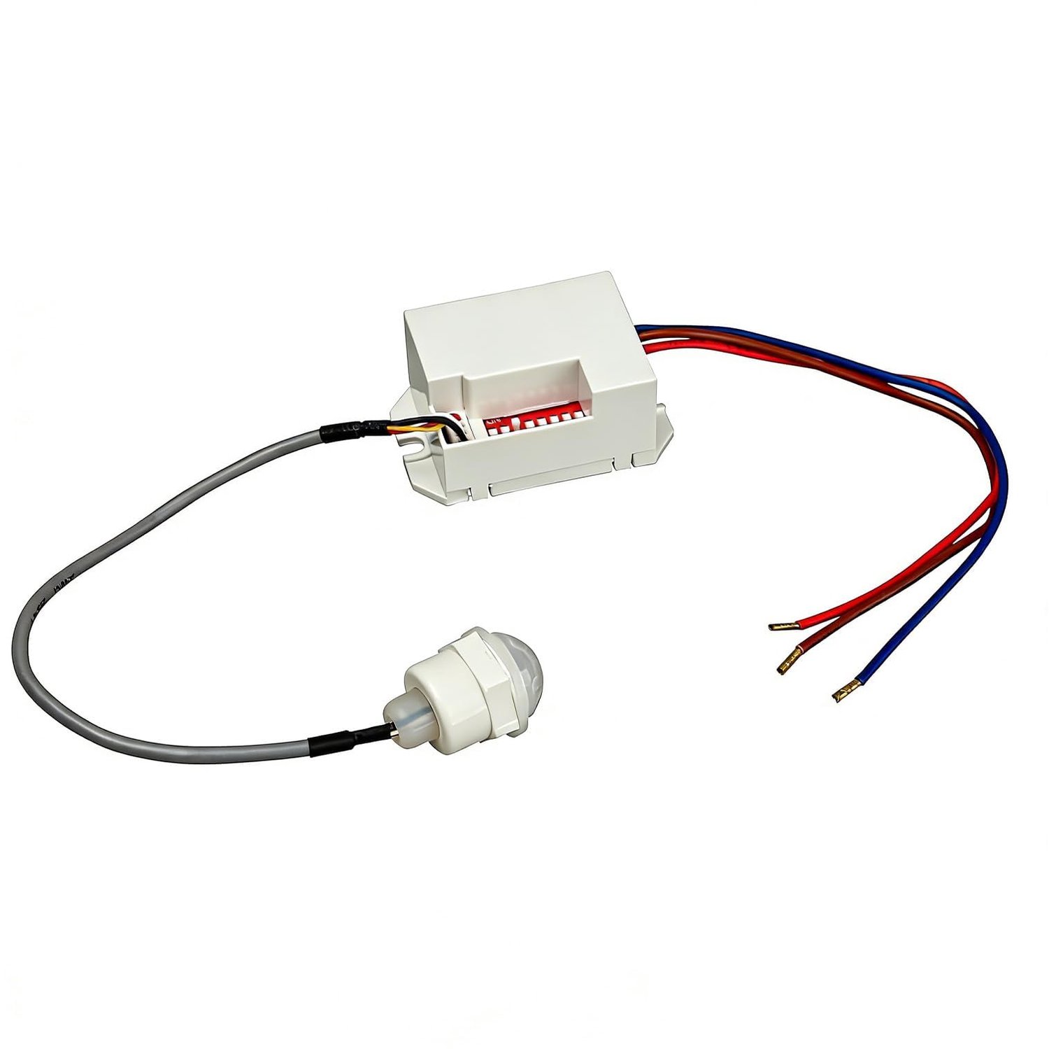 Mini-bewegingsmelder 220 V - infraroodsensor - 100 graden - automatische schakelaar voor verlichting - Vemera